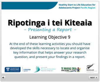LO9 Presenting a Report